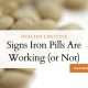 signs iron pills are working